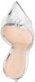 Gianvito Rossi crystal-embellished transparent mules Silver - Thumbnail 4