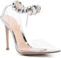 Gianvito Rossi crystal-embellished transparent pumps Neutrals - Thumbnail 2