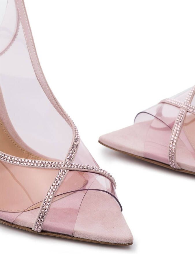 Gianvito Rossi Crystelle 105mm sandals Pink