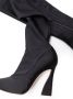 Gianvito Rossi curved heel over-the-knee boots Black - Thumbnail 4