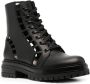 Gianvito Rossi cut-out lace-up boots Black - Thumbnail 2