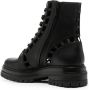 Gianvito Rossi cut-out lace-up boots Black - Thumbnail 3