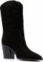 Gianvito Rossi Denver 70mm suede ankle boots Black - Thumbnail 2
