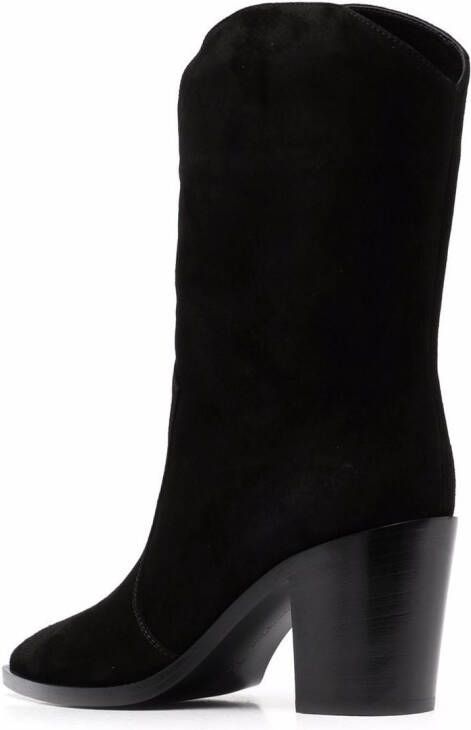 Gianvito Rossi Denver 70mm suede ankle boots Black