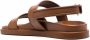 Gianvito Rossi double-strap leather sandals Brown - Thumbnail 3