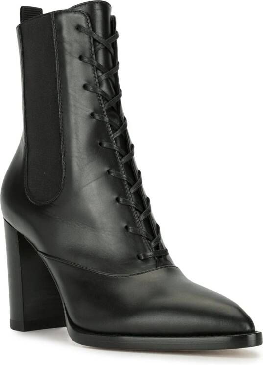 Gianvito Rossi Dresda heeled leather boots Black