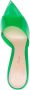 Gianvito Rossi Elle 105mm transparent-strap mules Green - Thumbnail 4