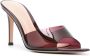 Gianvito Rossi Elle 85mm leather mules Red - Thumbnail 2