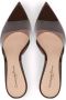 Gianvito Rossi Elle 85mm point-toe mules Brown - Thumbnail 3