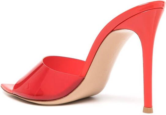 Gianvito Rossi elle transparent sandals Red