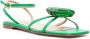 Gianvito Rossi embellished leather flat sandals Green - Thumbnail 2