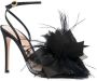 Gianvito Rossi feather-embellished sandals Black - Thumbnail 2