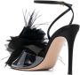 Gianvito Rossi feather-embellished sandals Black - Thumbnail 3