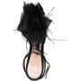 Gianvito Rossi feather-embellished sandals Black - Thumbnail 4
