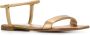 Gianvito Rossi flat metallic sandals Gold - Thumbnail 2
