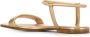 Gianvito Rossi flat metallic sandals Gold - Thumbnail 3