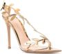 Gianvito Rossi Flavia 105mm leather sandals Gold - Thumbnail 2