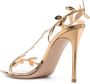 Gianvito Rossi Flavia 105mm leather sandals Gold - Thumbnail 3