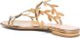 Gianvito Rossi Flavia leather flat sandals Gold - Thumbnail 3