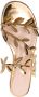Gianvito Rossi Flavia leather flat sandals Gold - Thumbnail 4