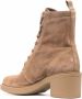 Gianvito Rossi Foster 45mm suede lace-up boots Neutrals - Thumbnail 3