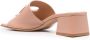 Gianvito Rossi Ribbon 45mm leather slides Neutrals - Thumbnail 3