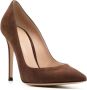 Gianvito Rossi Gianvito 100mm suede pumps Brown - Thumbnail 2