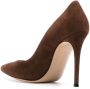 Gianvito Rossi Gianvito 100mm suede pumps Brown - Thumbnail 3