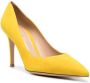 Gianvito Rossi Gianvito 85mm suede pumps Yellow - Thumbnail 2