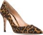 Gianvito Rossi Gianvito 85mm leopard-print pumps Brown - Thumbnail 2