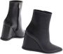 Gianvito Rossi Glove 85mm wedge ankle boots Black - Thumbnail 2