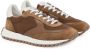 Gianvito Rossi Gravel panelled sneakers Brown - Thumbnail 2
