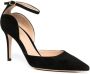 Gianvito Rossi Hayette 85mm suede pumps Black - Thumbnail 2