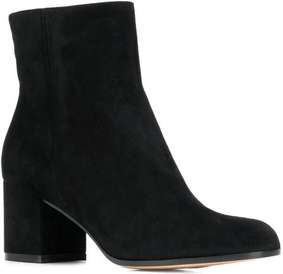 Gianvito Rossi heeled Margaux boots Black