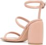 Gianvito Rossi high block heel strappy sandals Pink - Thumbnail 3