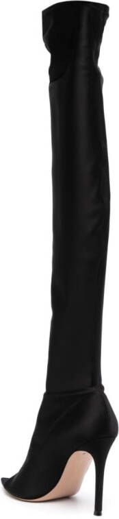 Gianvito Rossi Hiroko Cuissard 105mm thigh-high boots Black