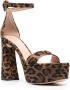 Gianvito Rossi Holly 120mm leopard-print sandals Brown - Thumbnail 2