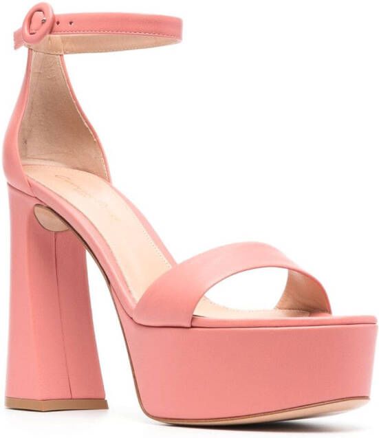 Gianvito Rossi Holly 115mm platform sandals Pink