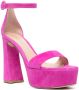 Gianvito Rossi Holly 120mm suede sandals Purple - Thumbnail 2