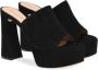 Gianvito Rossi Holly 70mm platform suede mules Black - Thumbnail 2