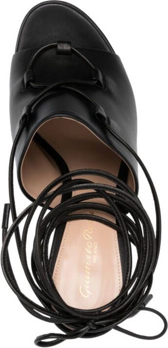 Gianvito Rossi Holly lace-up sandals Black