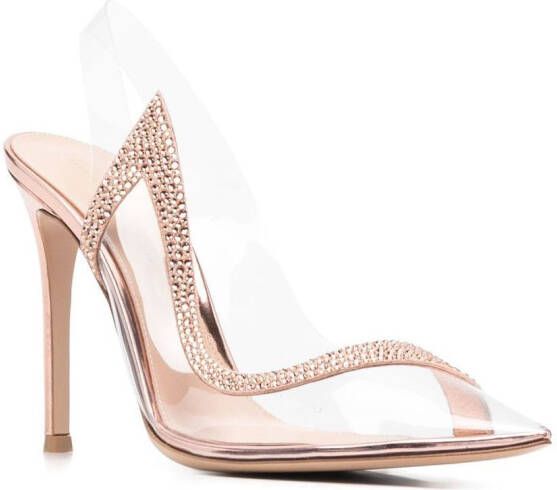 Gianvito Rossi Hortensia 105mm slingback pumps Pink