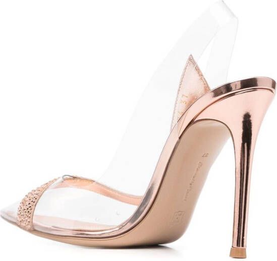 Gianvito Rossi Hortensia 105mm slingback pumps Pink