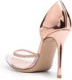 Gianvito Rossi Leif 105mm metallic-effect pumps Pink - Thumbnail 3
