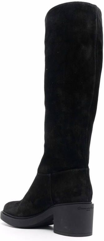 Gianvito Rossi Hynde suede boots Black