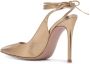 Gianvito Rossi Irene leather pumps Gold - Thumbnail 3
