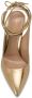 Gianvito Rossi Irene leather pumps Gold - Thumbnail 4