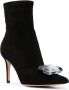 Gianvito Rossi Jaipur 85mm suede ankle boots Black - Thumbnail 2