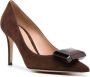 Gianvito Rossi Jaipur 85mm suede pumps Brown - Thumbnail 2