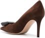 Gianvito Rossi Jaipur 85mm suede pumps Brown - Thumbnail 3